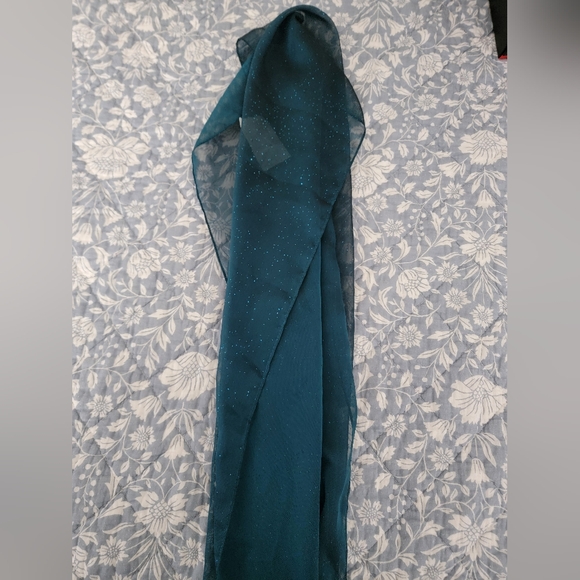 NWT Teal Shimmer Wrap - Picture 5 of 6